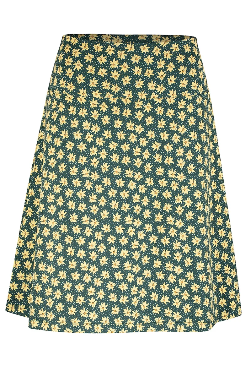 Rokje met bloemenprint | Zilch skirt wide edelweiss pine