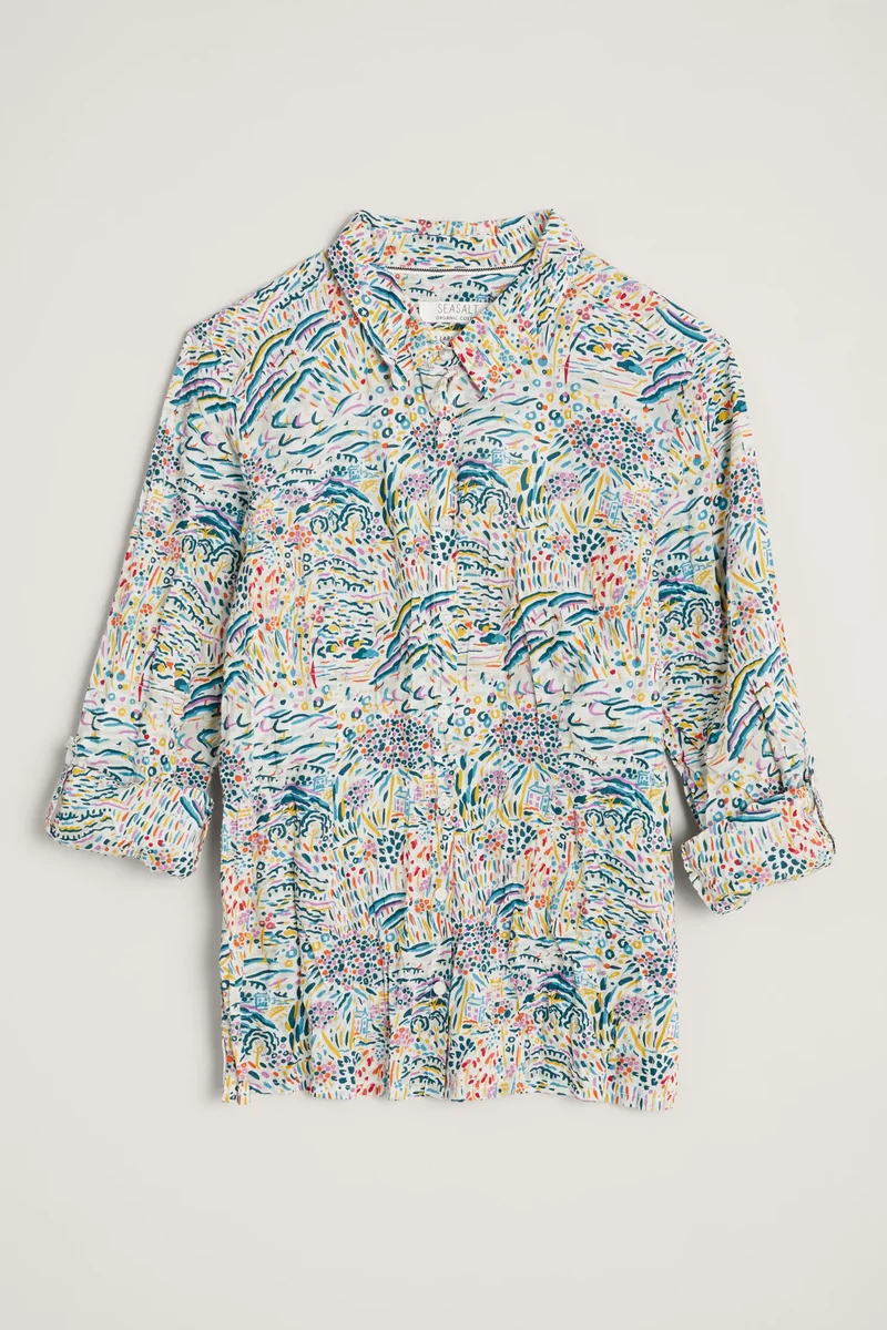 Seasalt Cornwall Larissa shirt penwith landscape cuttlefish