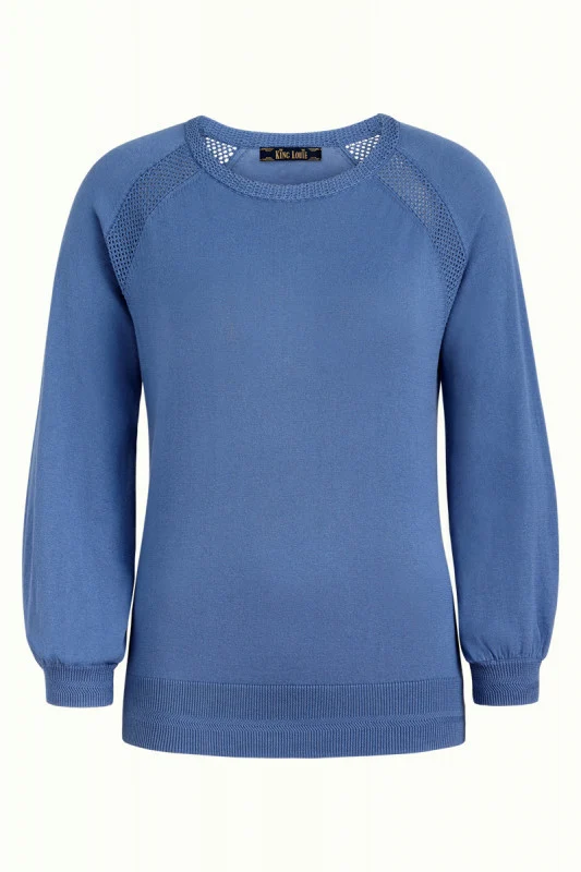 King Louie Agnes raglan top cottonclub lavender
