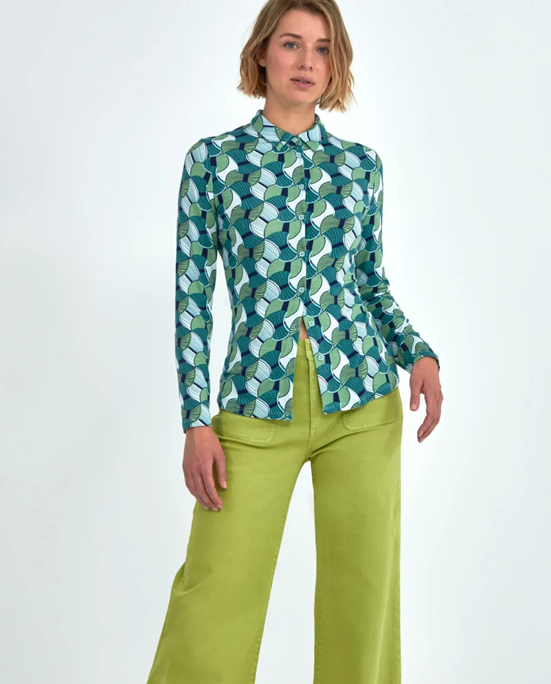 Surkana long sleeves shirt green