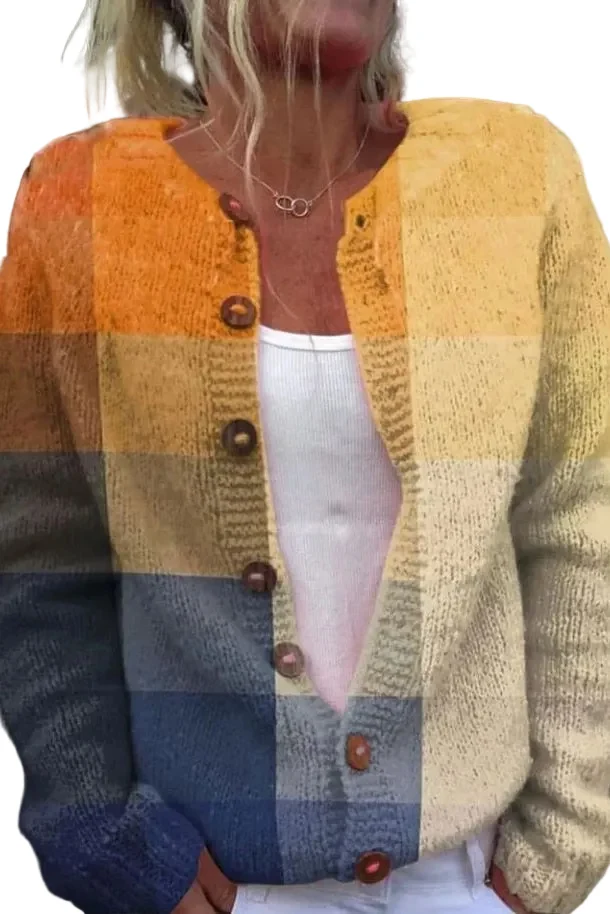 Dames Vest Geometrisch Patroon