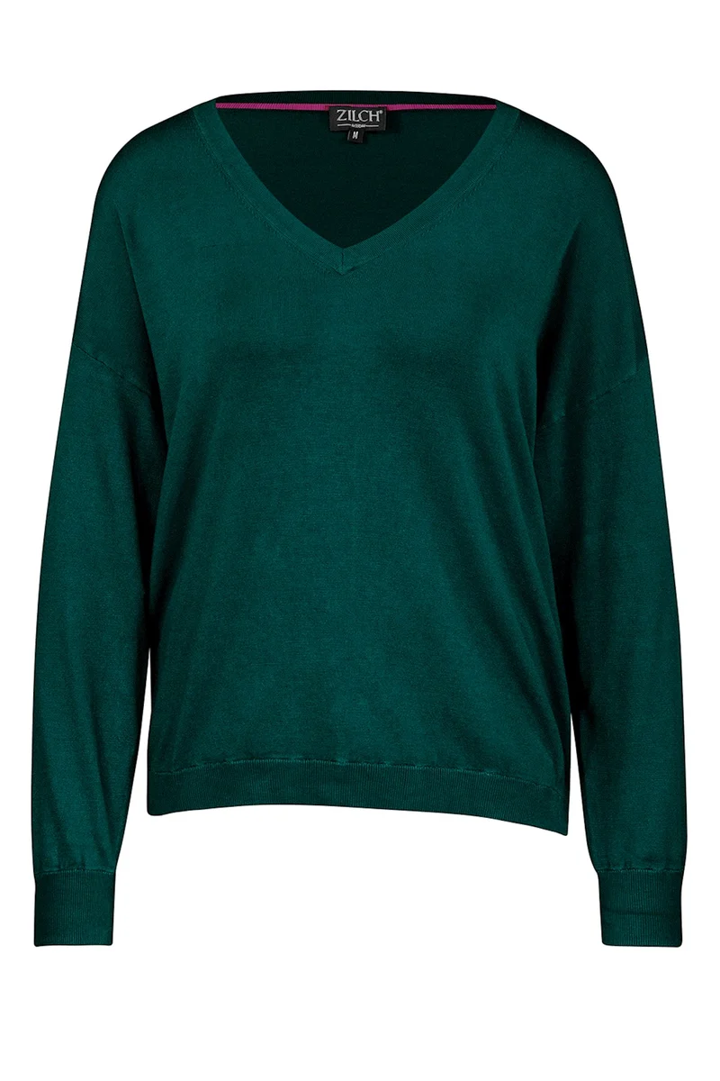 Zilch sweater V-neck pine