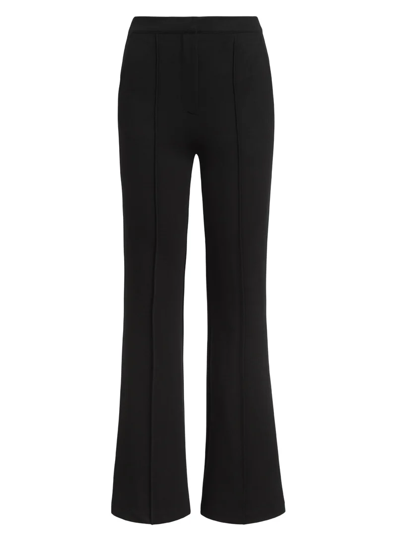 Zwarte broek met decoratieve biezen | King Louie Gael pintuck pants Aurora black