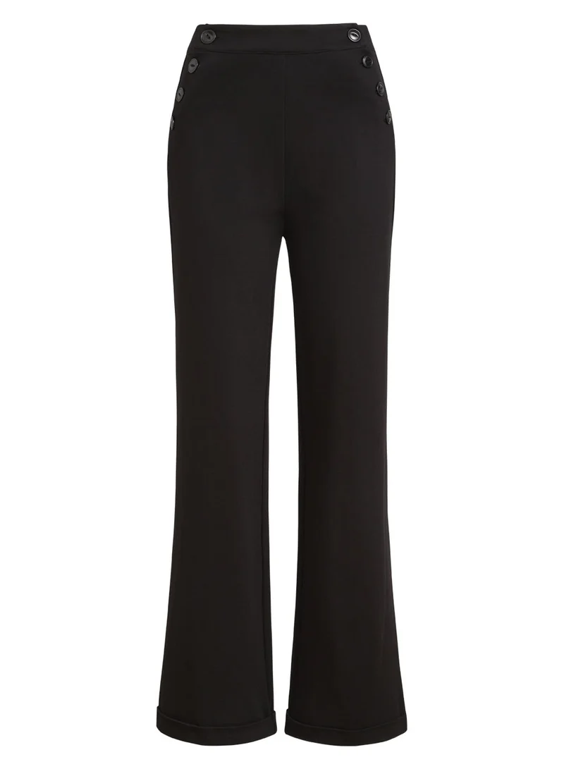Broek met wijde pijpen | King Louie Celi sailor pants Aurora black