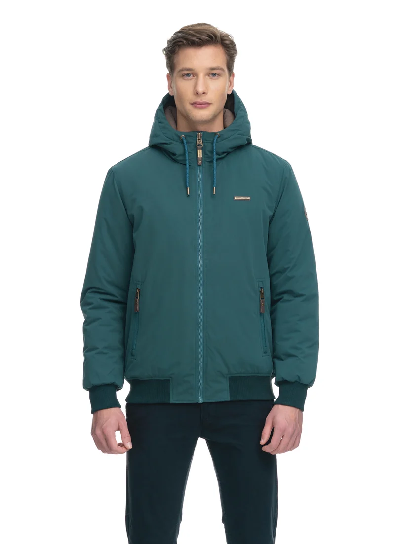 Warme winterjas | Ragwear jacket maddy dark green