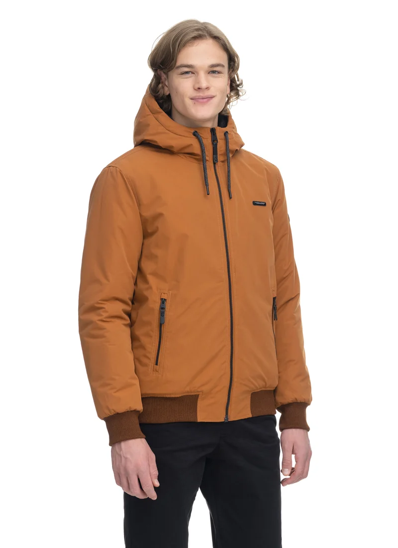 Warme oranje winterjas | Ragwear jacket maddy cinnamon