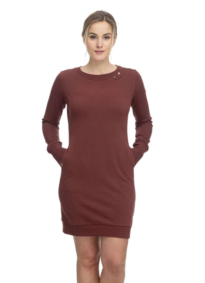 Jurkje met handige zakken | Ragwear dress menita organic terracotta