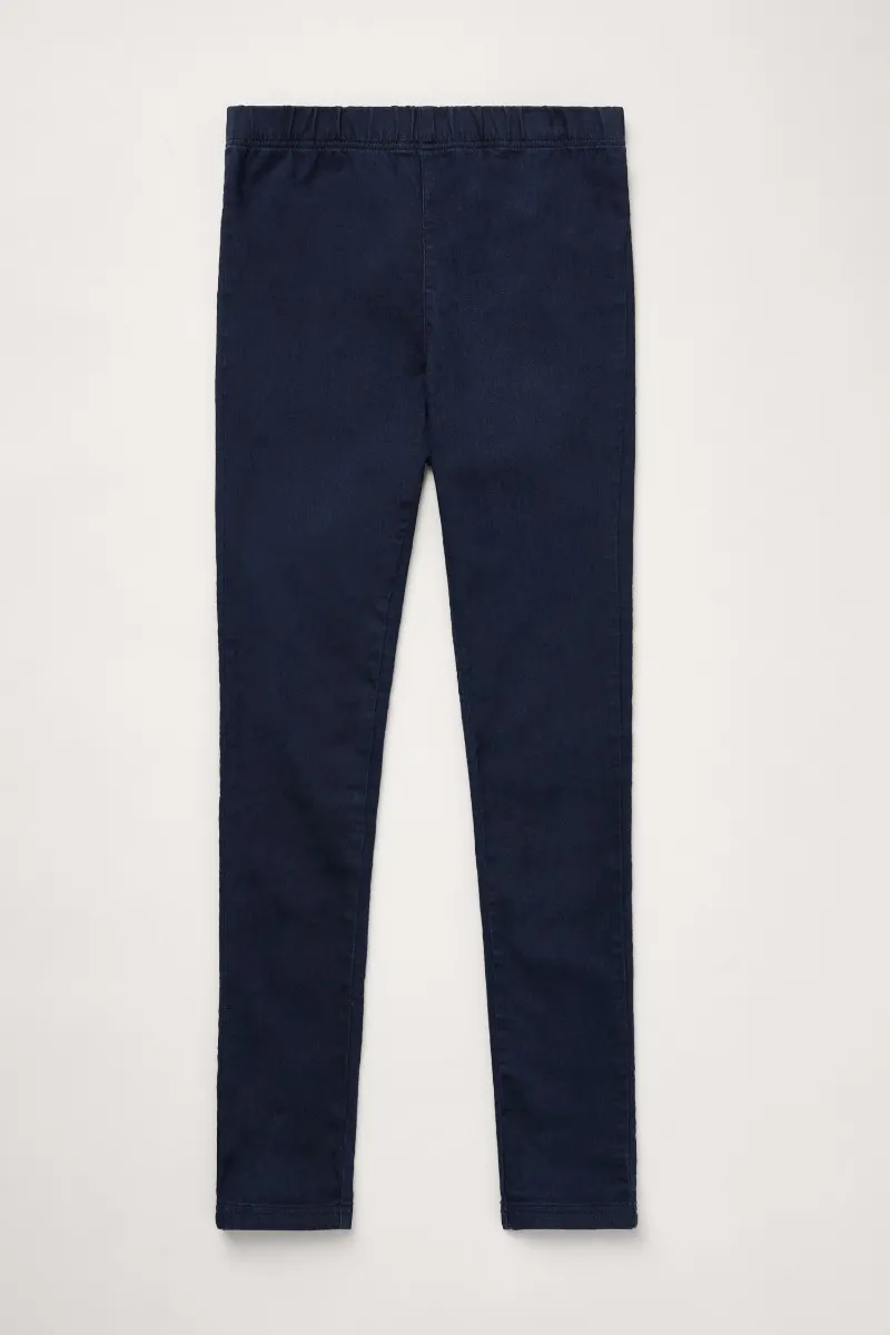 Skinny jegging met elastische tailleband | Seasalt Cornwall bosvenning jegging squid ink
