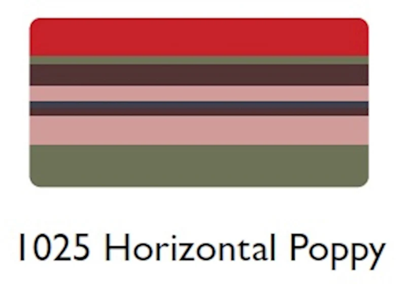 Zilch cotton scarf horizontal poppy