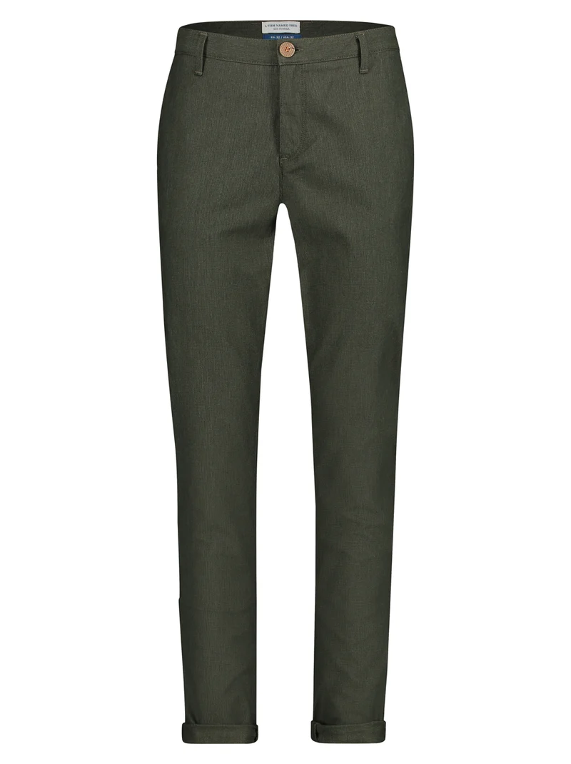 Comfortabele groene chino | A Fish Named Fred mosh green chino