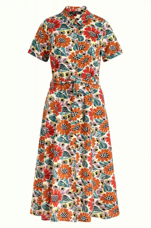 King Louie Nova dress coconut umbre