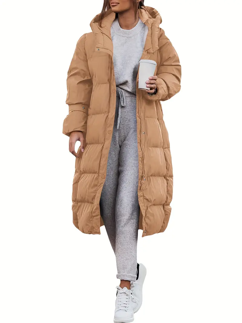 Lange Dames Winterjas - Waterdicht & Stijlvol | Teddy Design