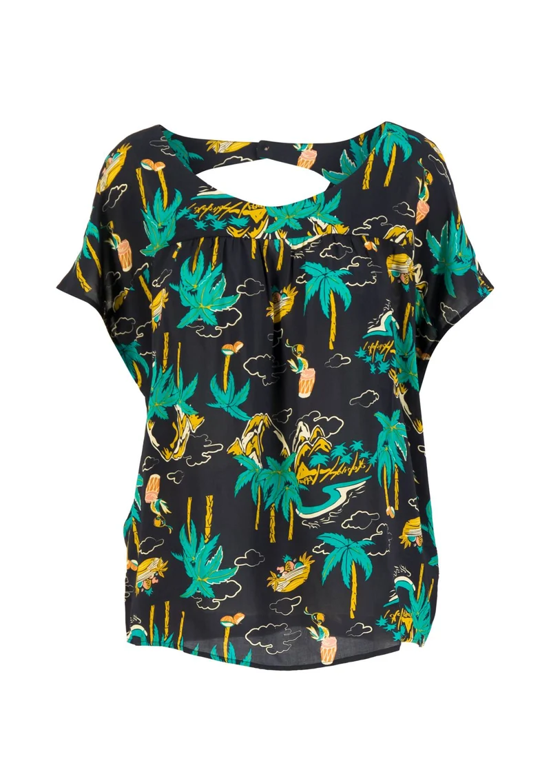Top met palmbomenprint | Blutsgeschwister hupf und schlupf hula holidays