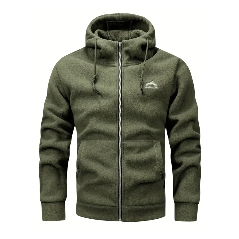 Heren Fleece Hoodie - Warm & Ademend - Wintercollectie