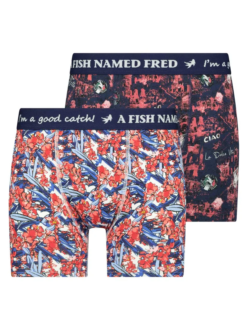 A fish named Fred 2pack boxers Italy red