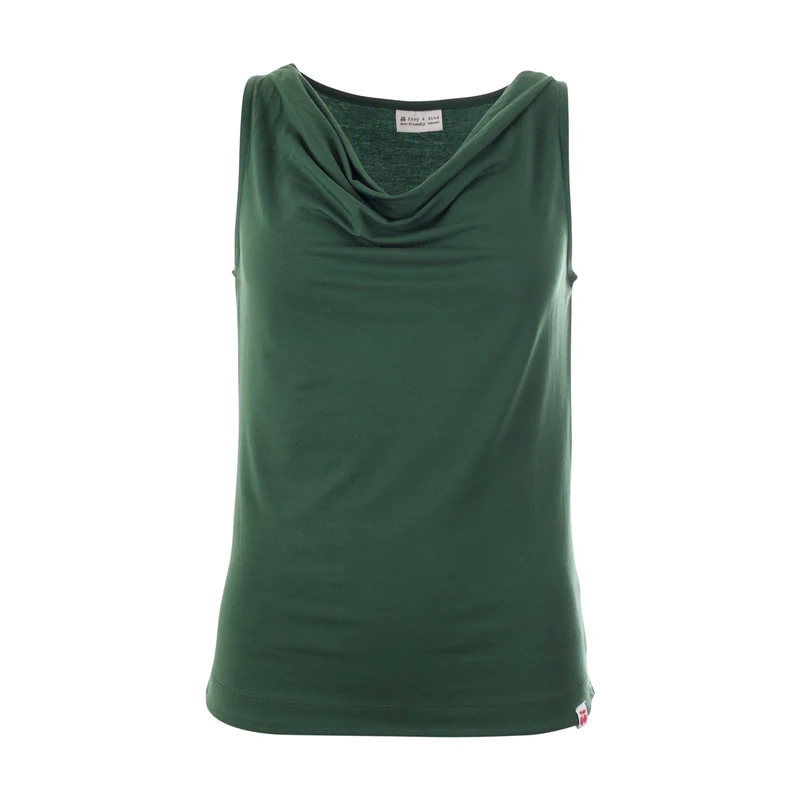 Top met watervalhals | Froy & Dind shirt Sally green