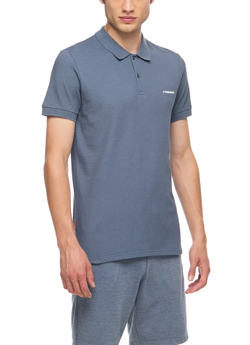 Polo met 2 knoopjes | Ragwear marny t-shirt indigo