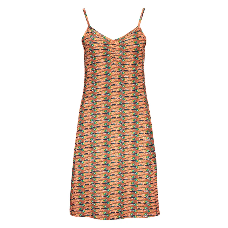 Jurk met spaghettibandjes | Bakery Ladies singlet dress sardines nutmeg