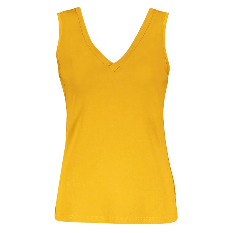 Geel hemdje | Bakery Ladies singlet Simone v-neck solid sundeck