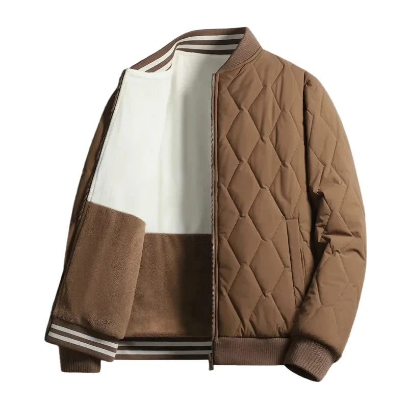 Heren Varsity Jack Gewatteerd Sportief Design