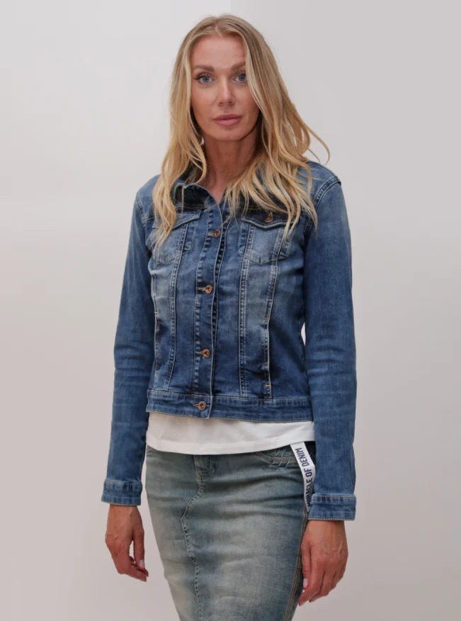M.O.D. Jane jeans jacket rooster blue