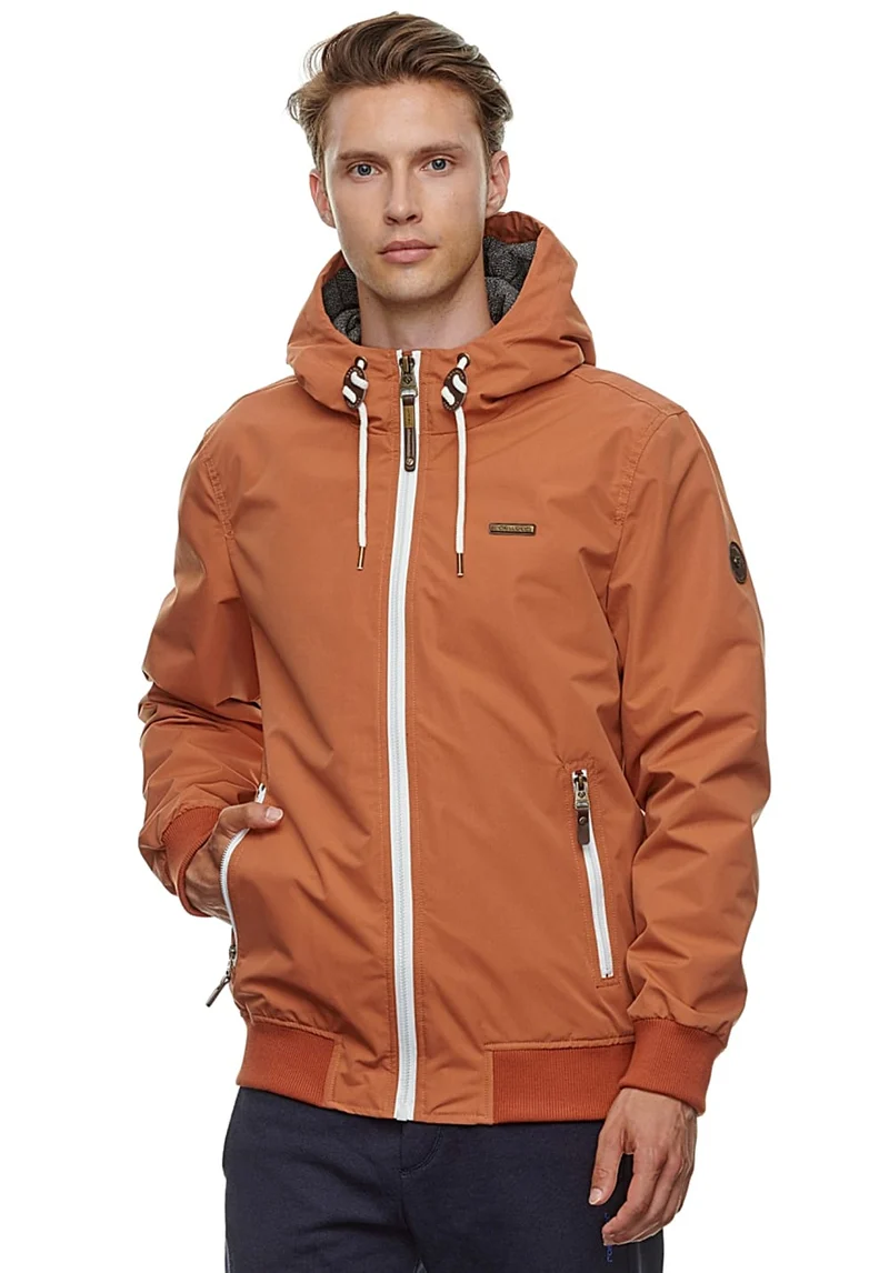 Vegan herenjas | Ragwear jacket Percy cinnamon