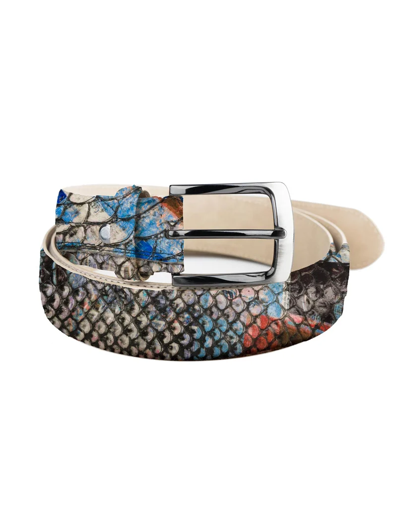 A fish named Fred Rehab x Fred belt faces blue multicolour