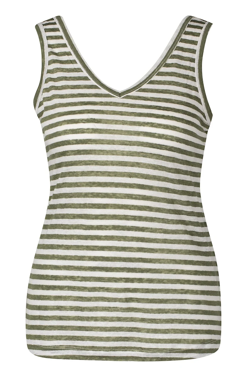 Zilch singlet reversible small stripe moss