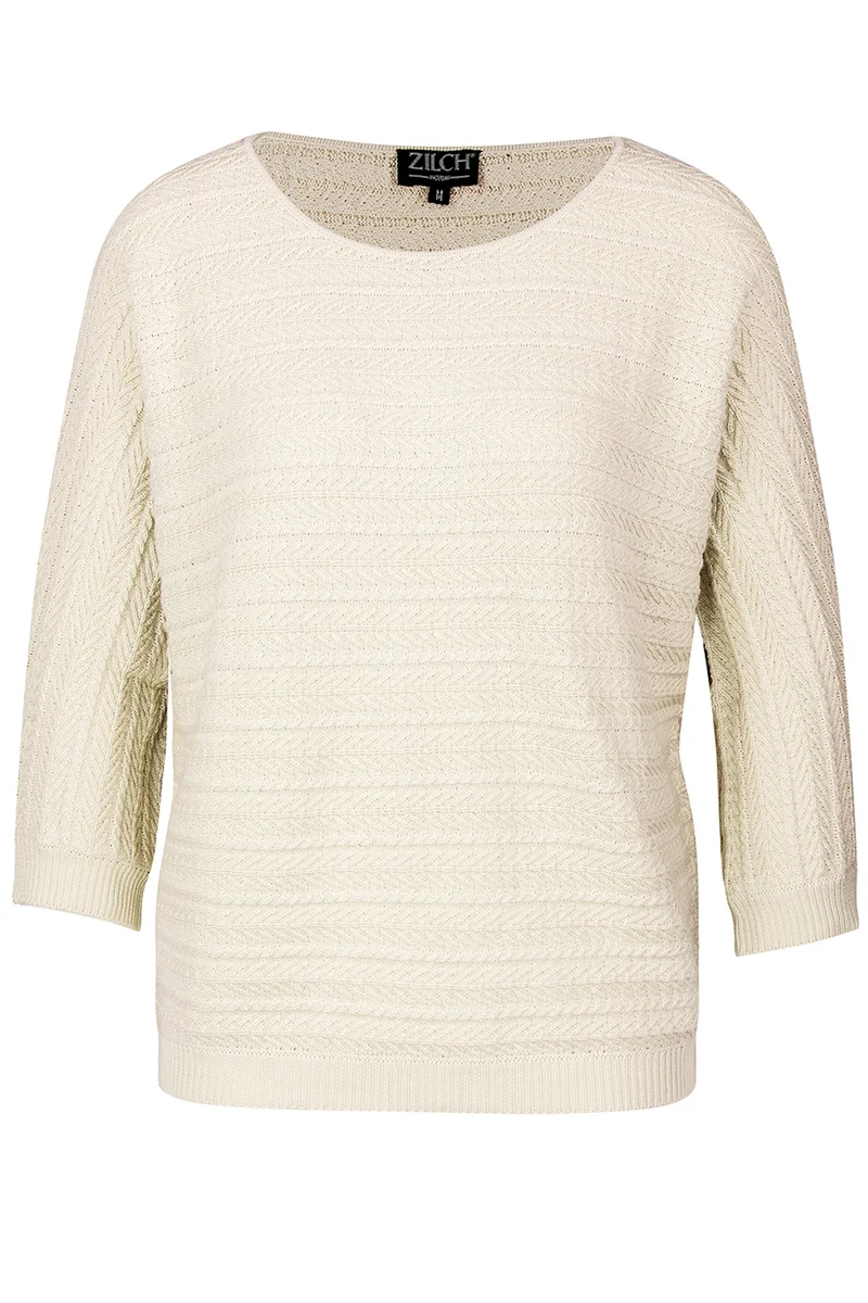 Zilch sweater batsleeve ivory