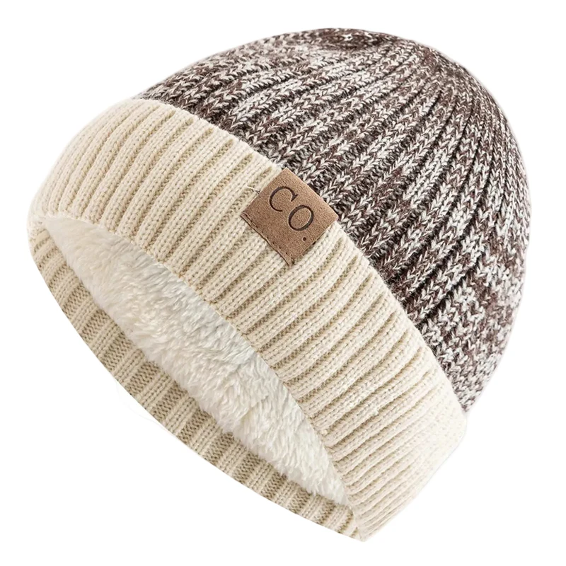 Heren Beanie Nauwsluitend Met Geribbelde Accenten