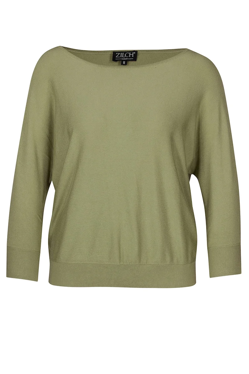 Zilch top batsleeve moss