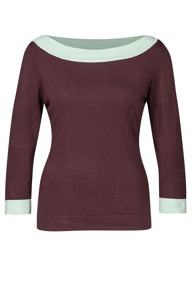 Zilch sweater boatneck urban multi