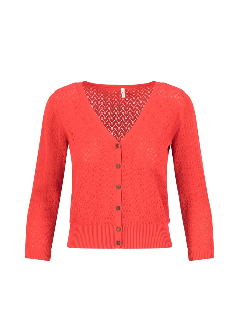 Vest met kokos knopen | Blutsgeschwister sweet petite sweet like cherry zig zag