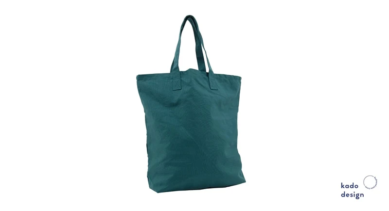 Kadodesign cotton bag edison teal