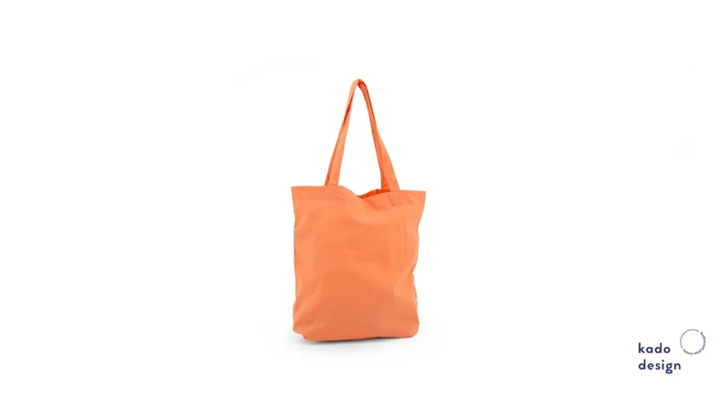 Kadodesign cotton bag bright coral