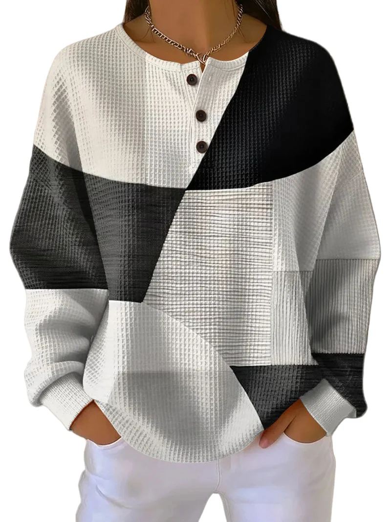 Dames Trui Casual Warmte Met Ademend Design