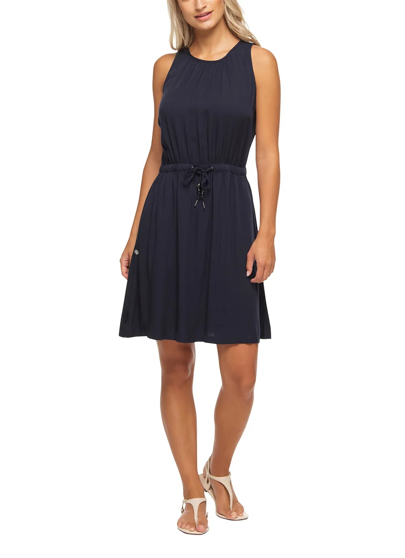 Mouwloos donkerblauw jurkje | Ragwear sanai dress navy