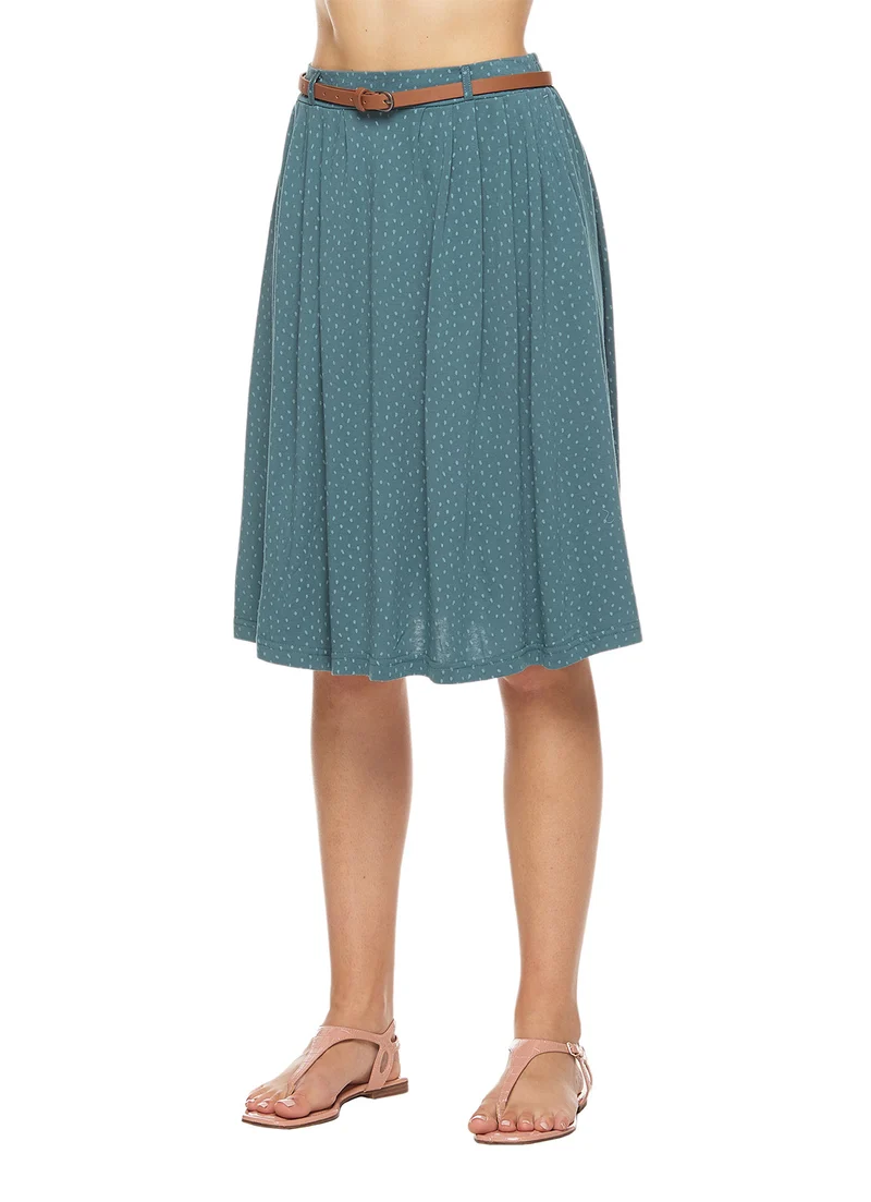 Rok met stippenprint | Ragwear olina organic skirt deep ocean