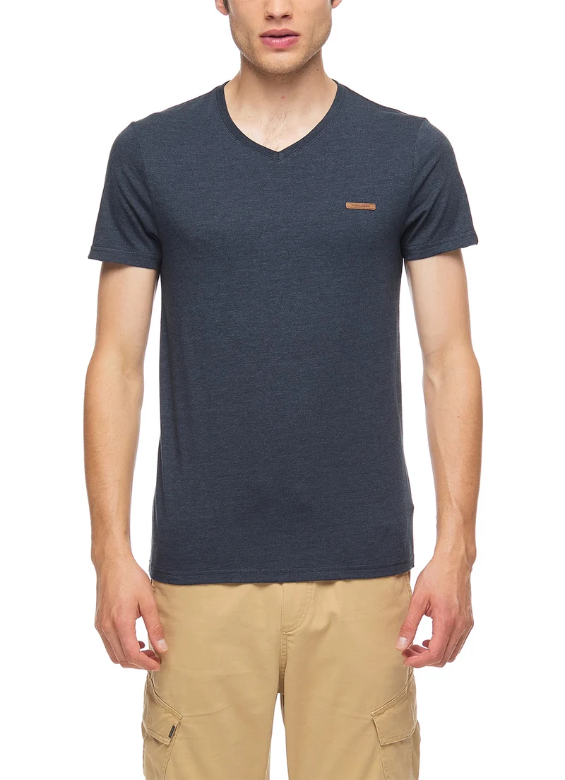 T-shirt met V-hals | Ragwear t-shirt venie navy