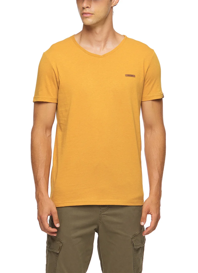 T-shirt met V-hals | Ragwear t-shirt venie cinnamon