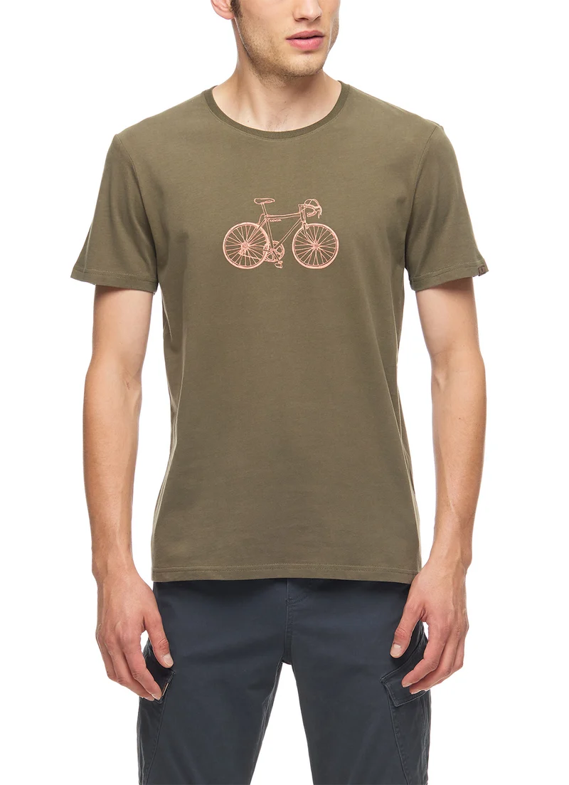 T-shirt van biologisch katoen | Ragwear t-shirt siril organic olive