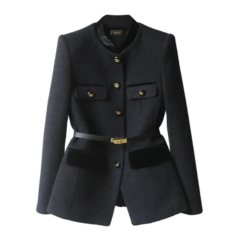 Lange Dames Jas Klassiek voor Winterstijl