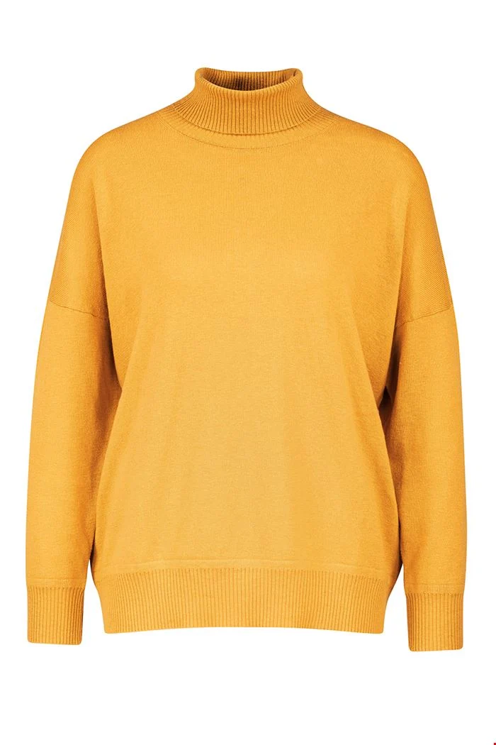 Gele losvallende trui | Zilch sweater wide gold