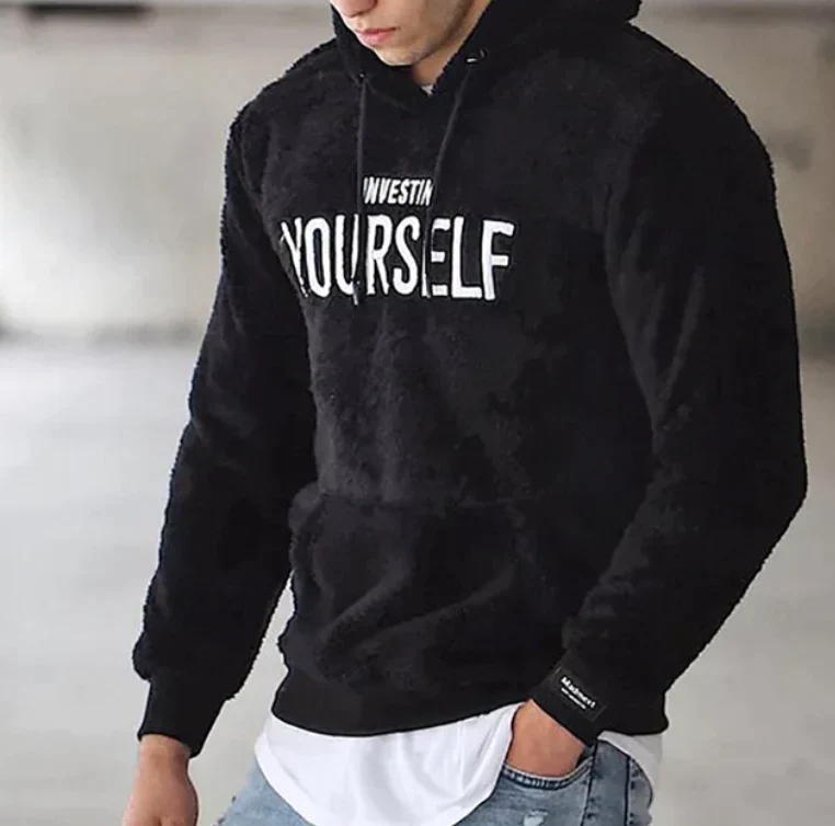 Heren Hoodie Casual Comfort Katoen Ontspannen Pasvorm