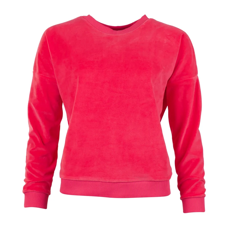 Velours roze trui | Froy & Dind sweater Frieda pink velvet