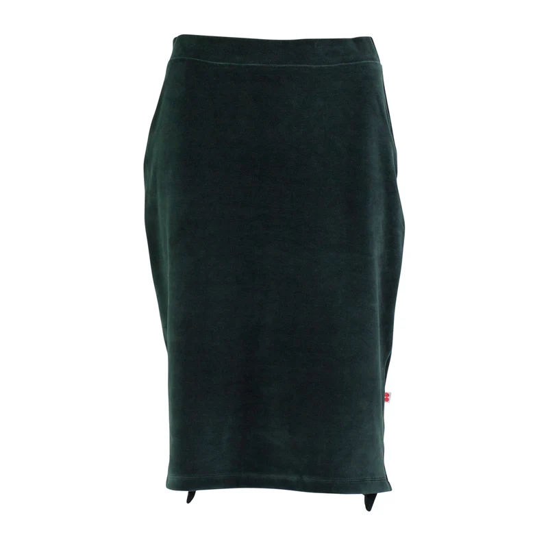 Groen rokje | Froy & Dind skirt Suzanne pine velvet
