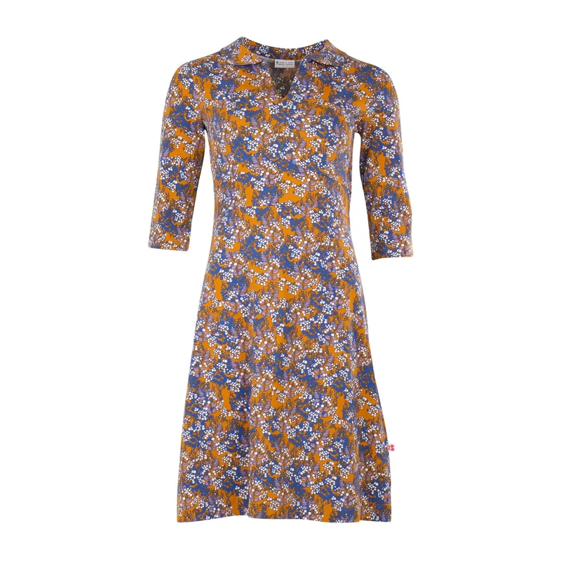 Jurk met bloemenprint | Froy & Dind dress Milou aster pumpkin