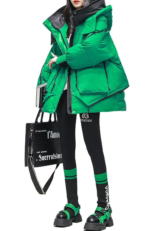 Dames Winterjack met Capuchon en Ritszakken