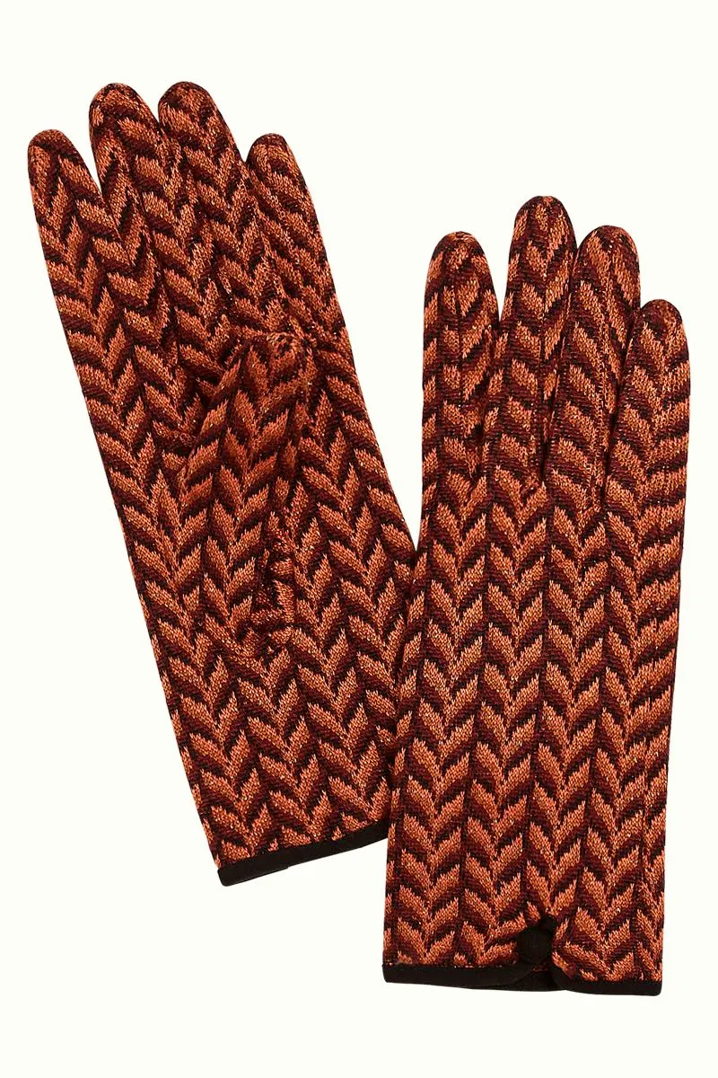Warme rode handschoenen | King Louie glove mistletoe windsor red
