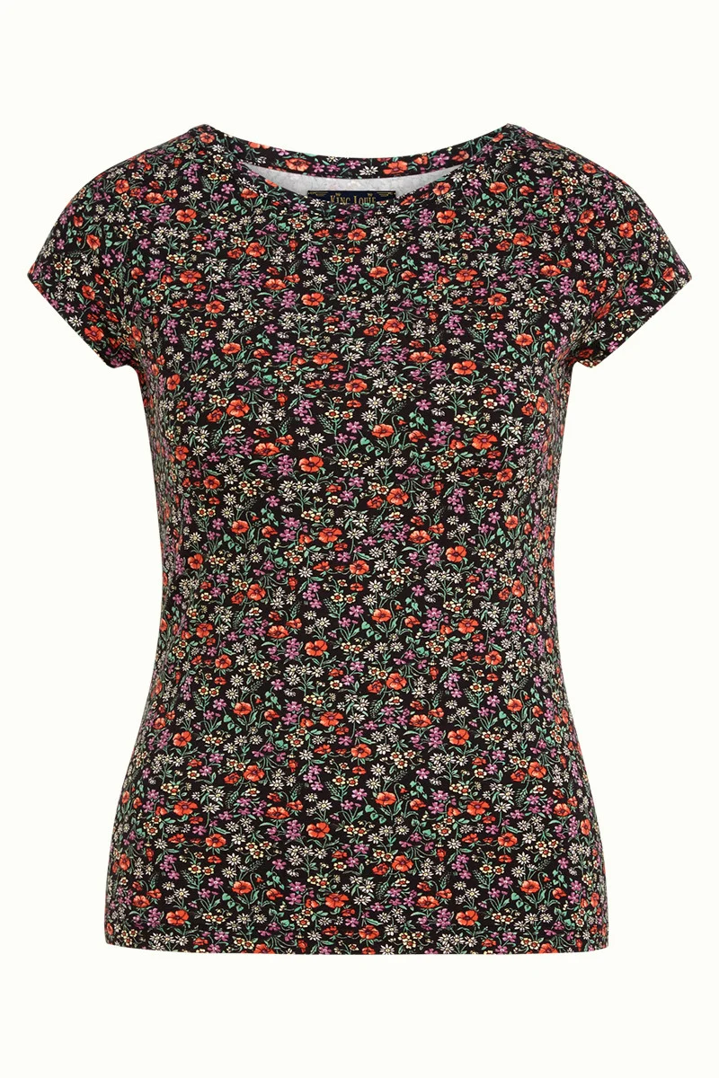Top met boothals | King Louie Lily top hermosa black